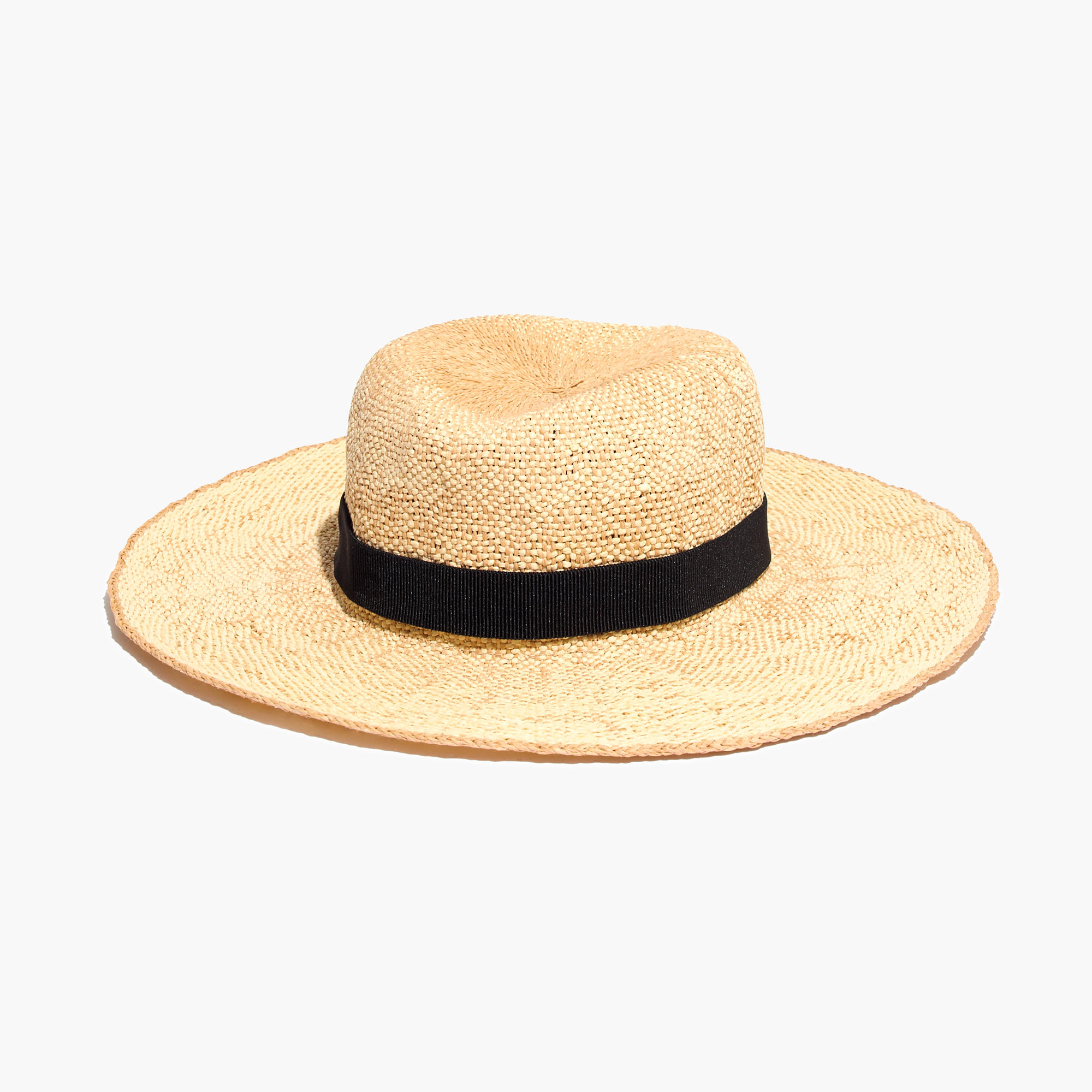 madewell packable straw hat