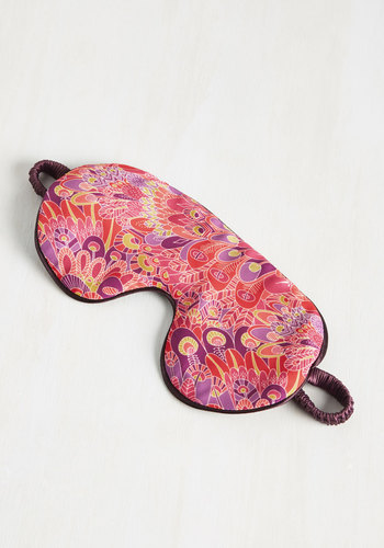 patterned silk eye pillow