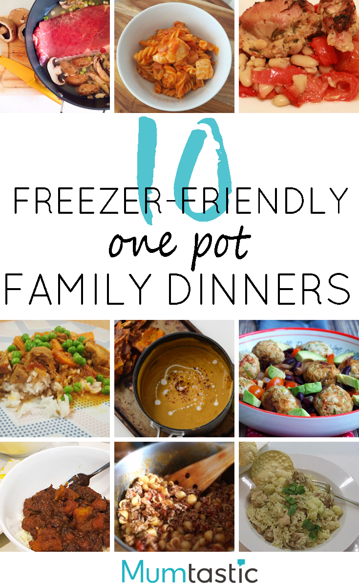 10 one-pot freezer-friendly family dinners