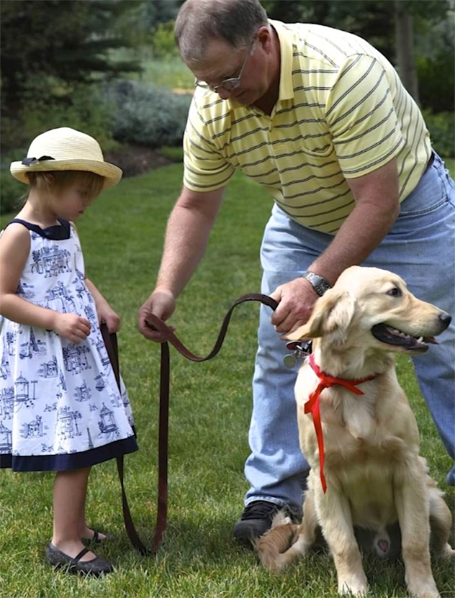 real-genevieve-dog-madeline-party-guest-golden-retriever