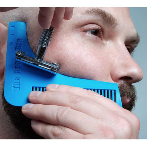 guy shaving with Beard Bro