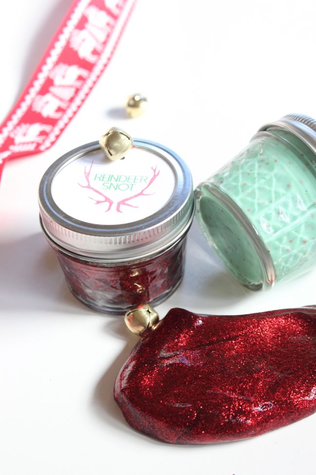 reindeer-snot-red-glitter-slime-mason-jars