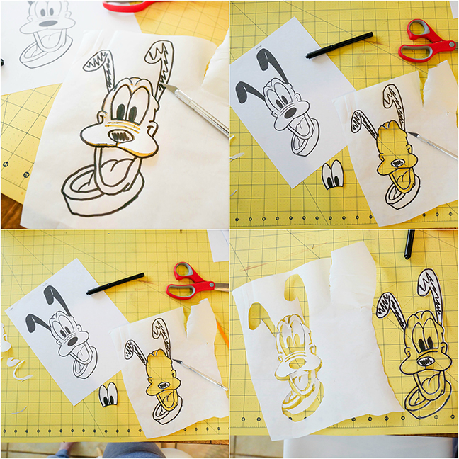 DIY Pluto Freezer Paper Stencil DIY Pluto Freezer Paper Stencil