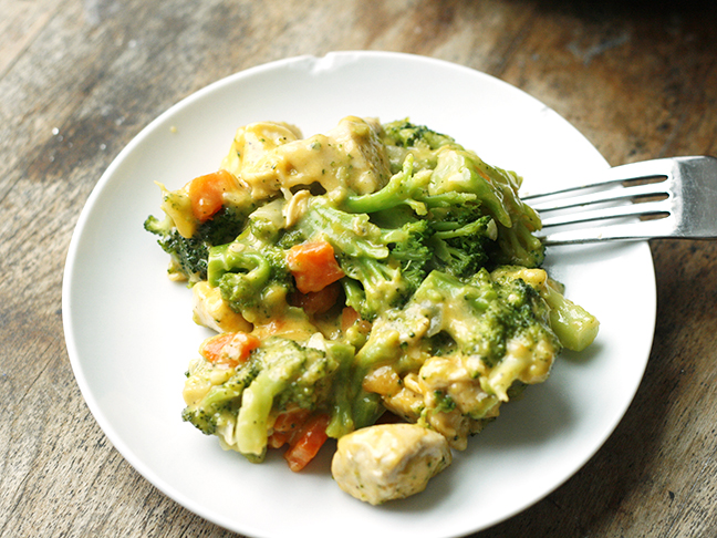 Chicken Broccoli Cheddar Skillet