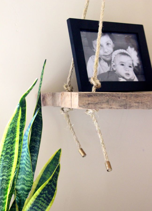 wood swing rope black frame