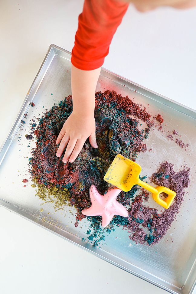 DIY Kinetic Sand To Make With The Kids