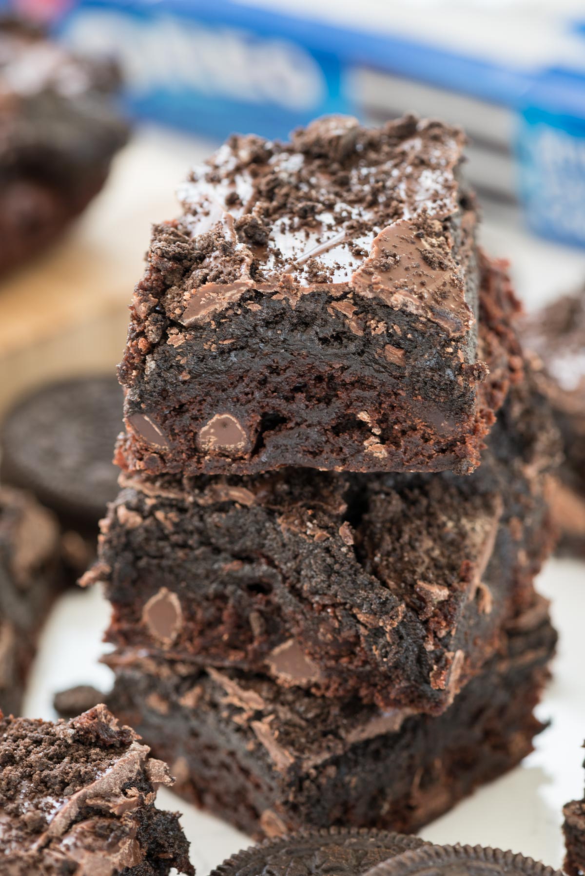 oreo truffle brownies