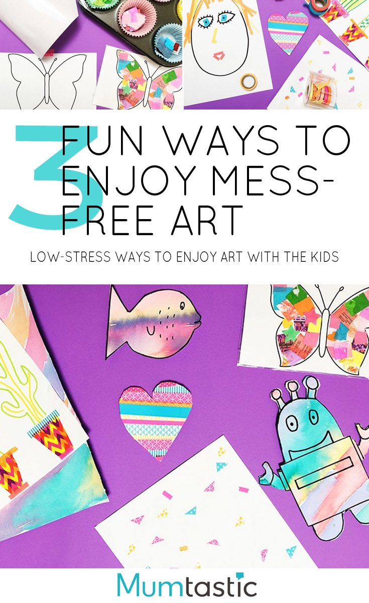 3 Fun Ways to Enjoy Mess-Free Art