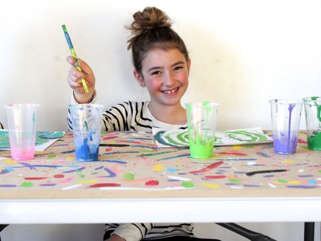 Genius Mom Hack: Easy, Foldup DIY Art Table for Kids