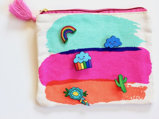 Get Pin Happy With These Colorful DIY Lapel Pins