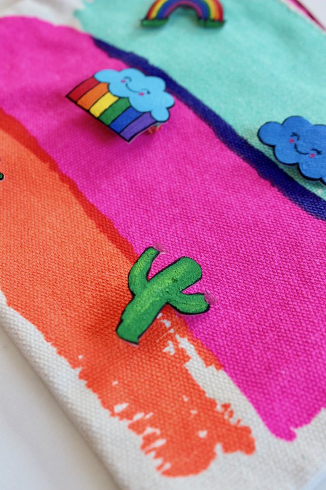 Get Pin Happy With These Colorful DIY Lapel Pins