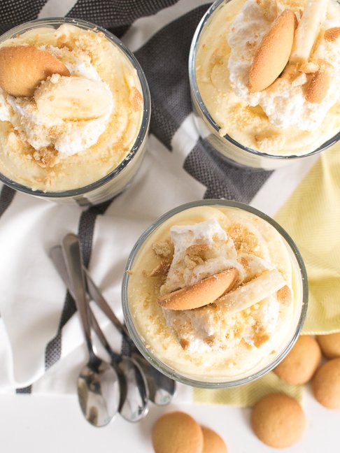 Easy Individual Banana Pudding Parfaits