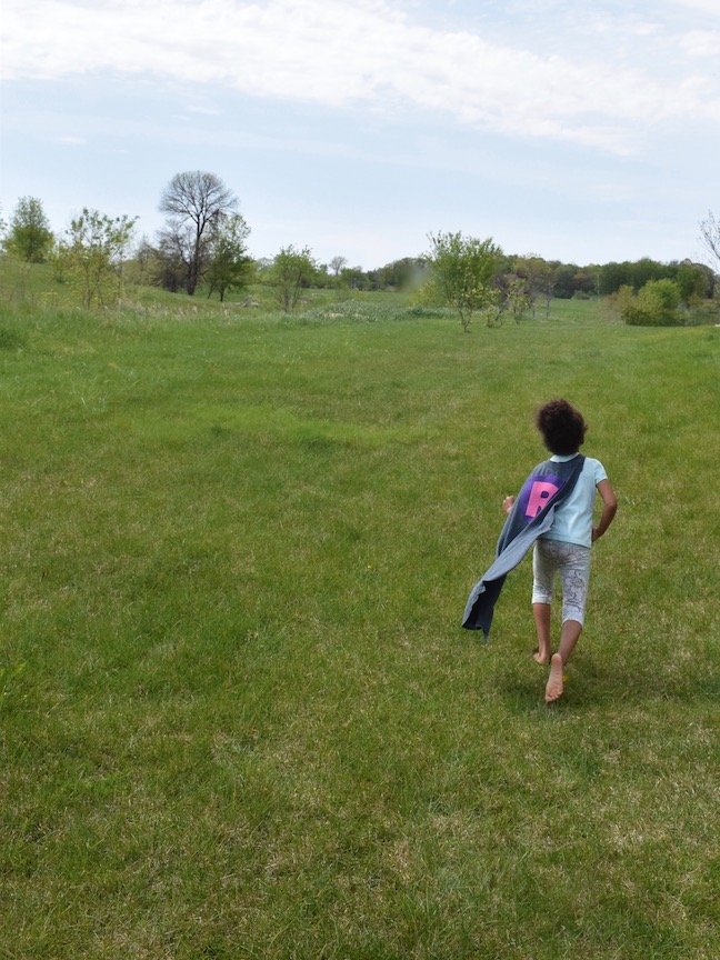 DIY No-Sew Superhero Cape