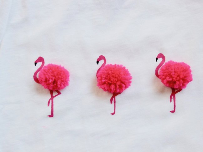 Stand Out From The Flock With This DIY Flamingo Shirt