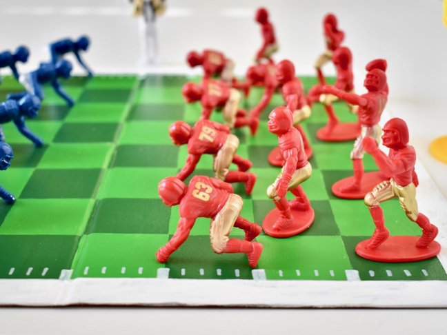 From Firstdowns To Touchdowns, This DIY Football Checkers Has It All