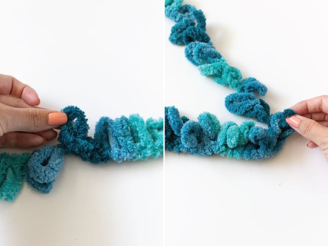 How to Finger Knit a Scarf in Less Than One Hour