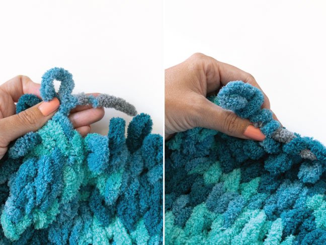 How to Finger Knit a Scarf in Less Than One Hour