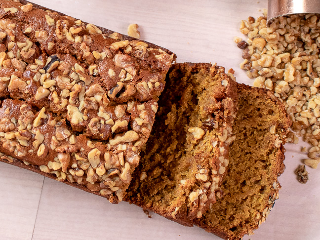 Easy Dairy Free, Gluten Free Pumpkin Bread