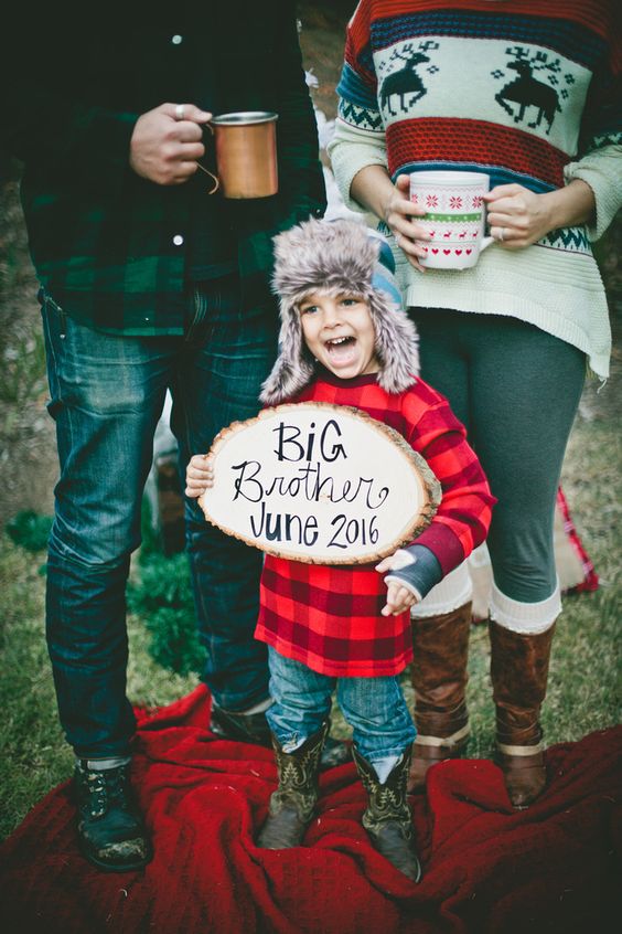 Holiday Themed Pregnancy Announcement Ideas Gallery