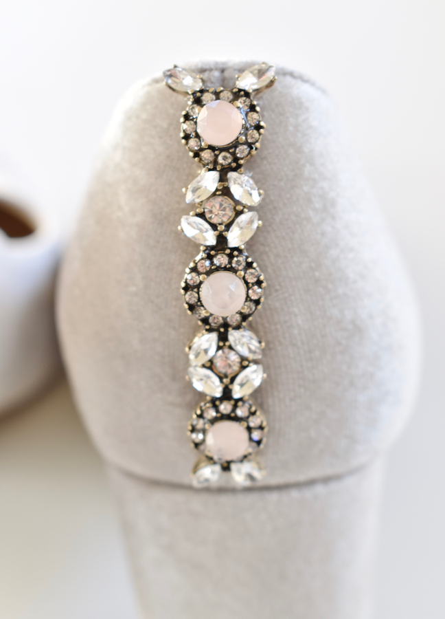 DIY Embellished Shoes For A Glam Holiday Season