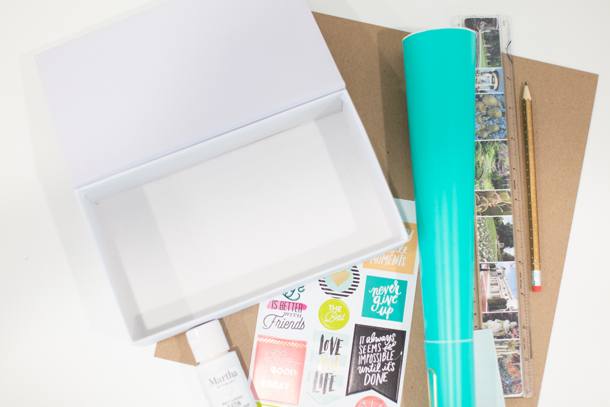 Materials for DIY pencil box Materials for DIY pencil box