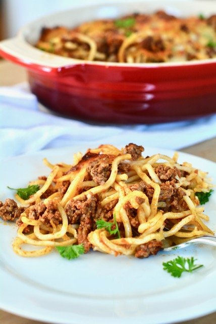 Taco Spaghetti Bake