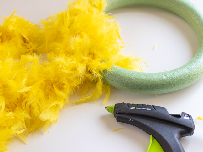 This Completely Un-Scary Monster Wreath will Brighten your Door for Halloween