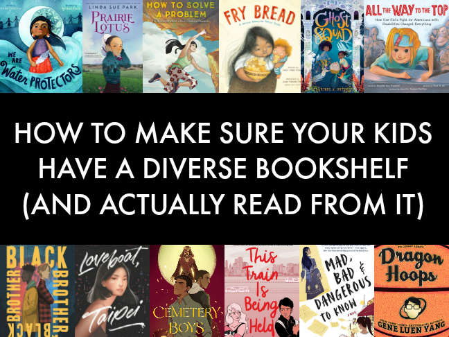How to Make Sure Your Kids Have a Diverse Bookshelf (and Actually Read from It) @letmestart on @itsMomtastic | Raising readers, kind kids, and encouraging empathy. 