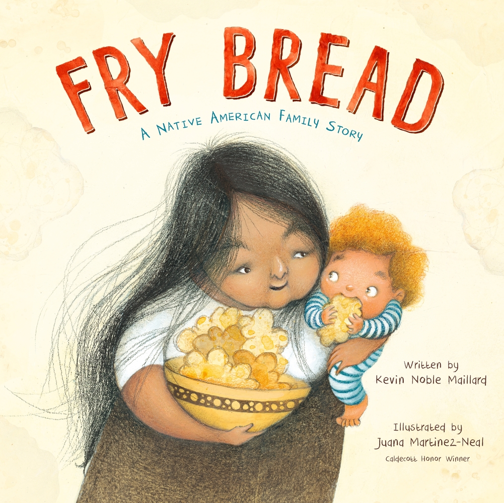 How to Make Sure Your Kids Have a Diverse Bookshelf (and Actually Read from It) @letmestart on @itsMomtastic | Raising readers, kind kids, and encouraging empathy. Featuring the book Fry Bread by Kevin Noble Maillard; Illustrated by Juana Martinez-Neal 