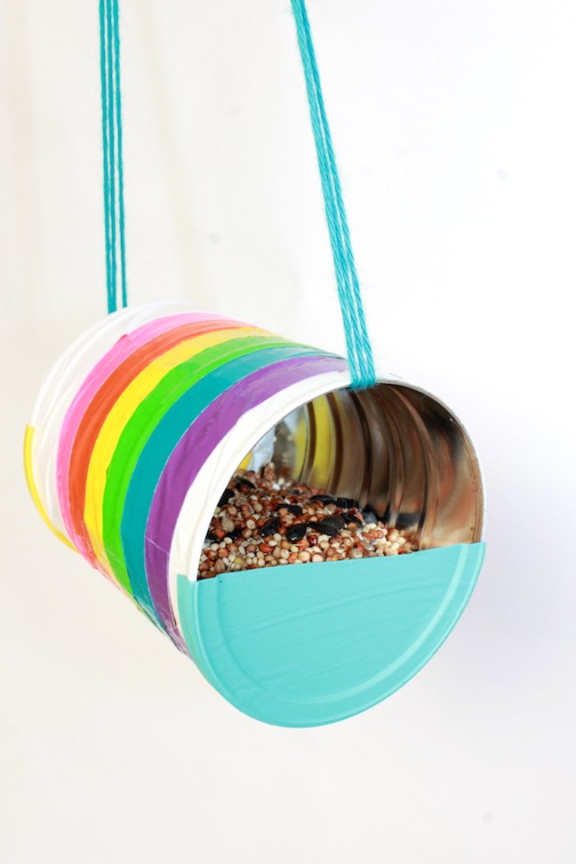 DIY bird feeder