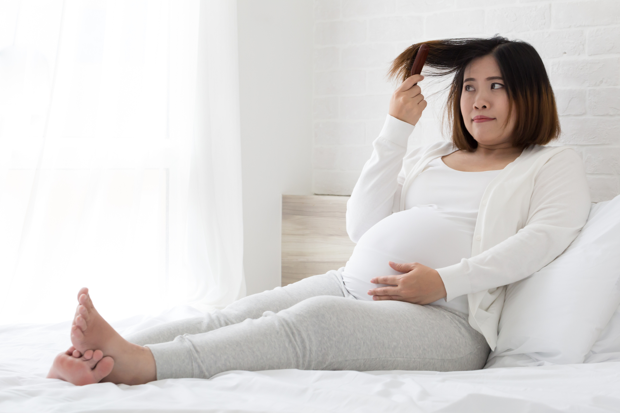 pregnancy hair