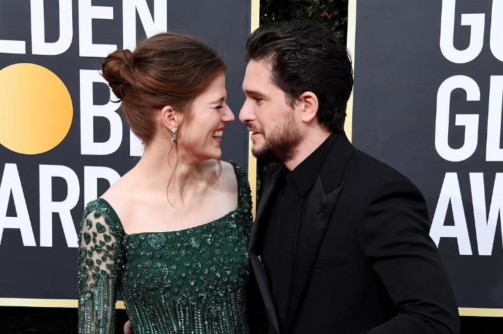 Rose Leslie and Kit Harington