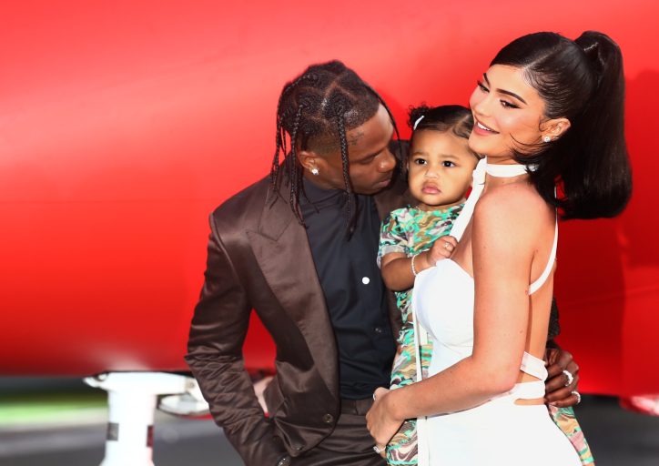 Travis Scott, Kylie Jenner, Stormi Webster