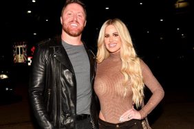 Kroy Biermann and Kim Zolciak-Biermann are seen arriving outside the Post Malone concert at State Farm Arena on October 18, 2022 in Atlanta, Georgia.