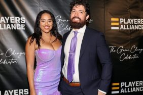 Bliss Poureetezadi Goytowski and Zack Goytowski attend The Players Alliance Game Changers Celebration at AQUA by El Gaucho on July 09, 2023 in Seattle, Washington.