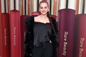 Selena Gomez celebrates the launch of Rare Beauty's Soft Pinch Tinted Lip Oil Collection on March 29, 2023 in New York City.