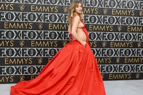 Suki Waterhouse at the 75th Primetime Emmy Awards held at the Peacock Theater on January 15, 2024 in Los Angeles, California. (Photo by Gilbert Flores/Variety via Getty Images)