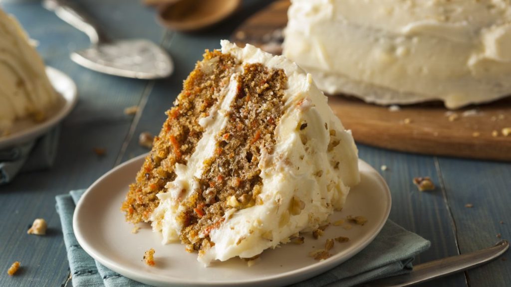 Healthy Homemade Carrot Cake Ready for Easter