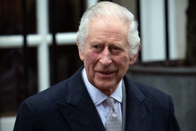 King Charles III departs after receiving treatment for an enlarged prostate at The London Clinic on January 29, 2024 in London, England. The King has been receiving treatment for an enlarged prostate, spending three nights at the London Clinic and visited daily by his wife Queen Camilla.