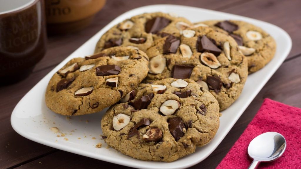 Hazelnuts and Chocolate Chip Cookies