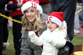 Brittany Mahomes daughter Sterling workout video Patrick Mahomes