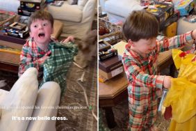 boy christmas gift disney dress parenting video