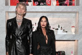 Machine Gun Kelly and Megan Fox attend Machine Gun Kelly's UN/DN LAQR Launch Event on December 04, 2021 in West Hollywood, California.