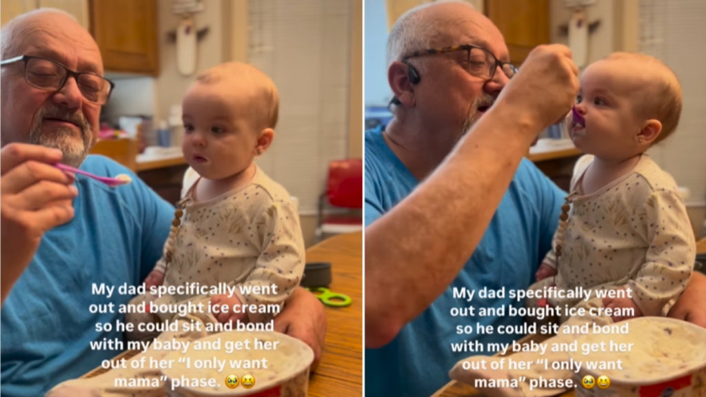 baby and grandpa cute video