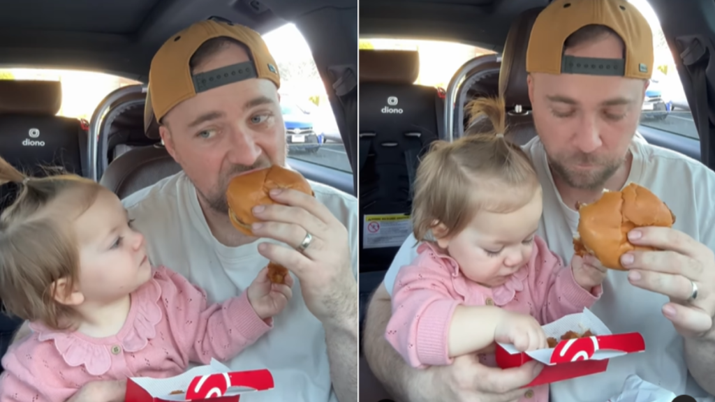 adorable father-daughter video