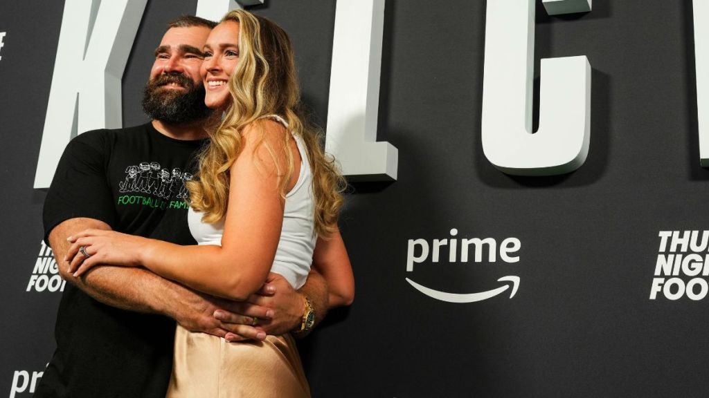 kylie kelce jason kelce baby photos