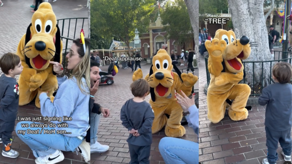 Kid Disneyland Pluto video
