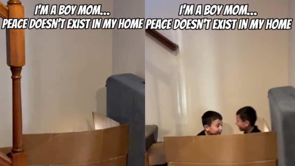 funny boy mom video