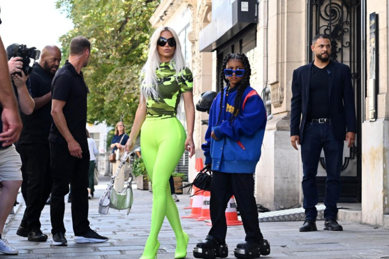 Kim Kardashian and North West