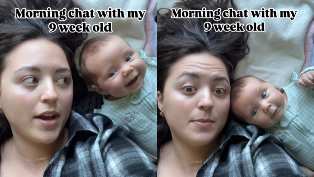 funny mom and baby video